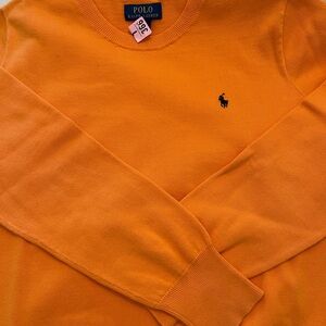 Ralph Lauren Polo Boys Orange Sweater -Size: XL (18-20)